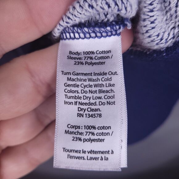 Vineyard Vines Sweater Womens XL Blue Knit Pullover 1/4 Zip - Picture 10 of 11